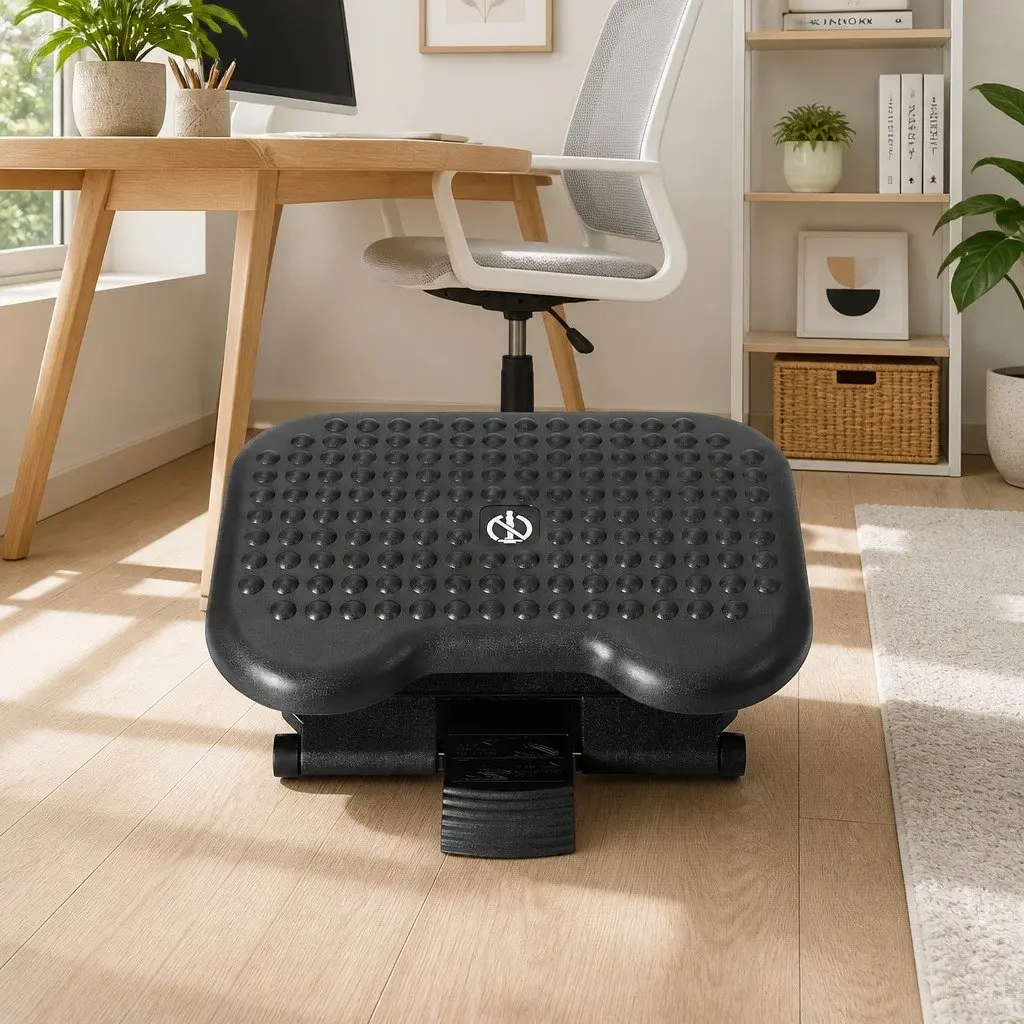 Adjustable Foot Rest Stool for Office Comfort