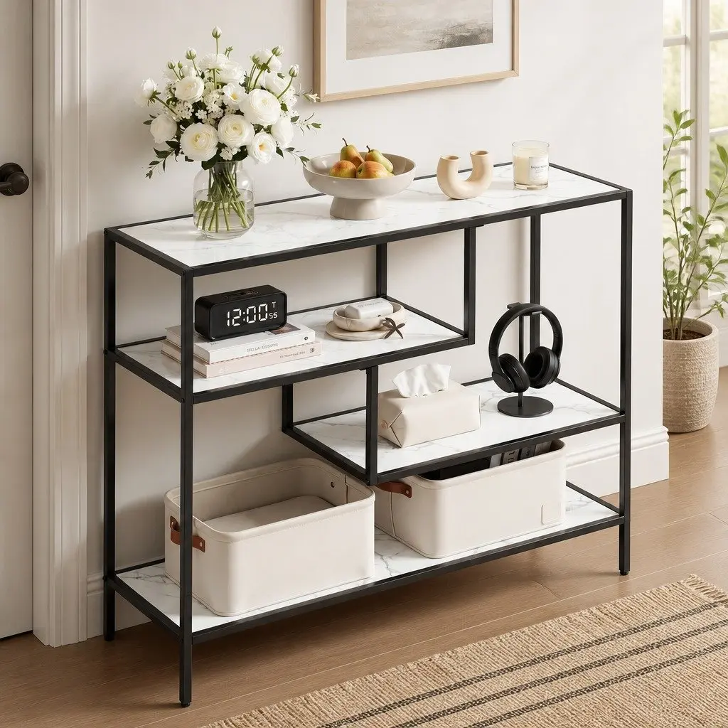4-Tier Console Table for Entryways