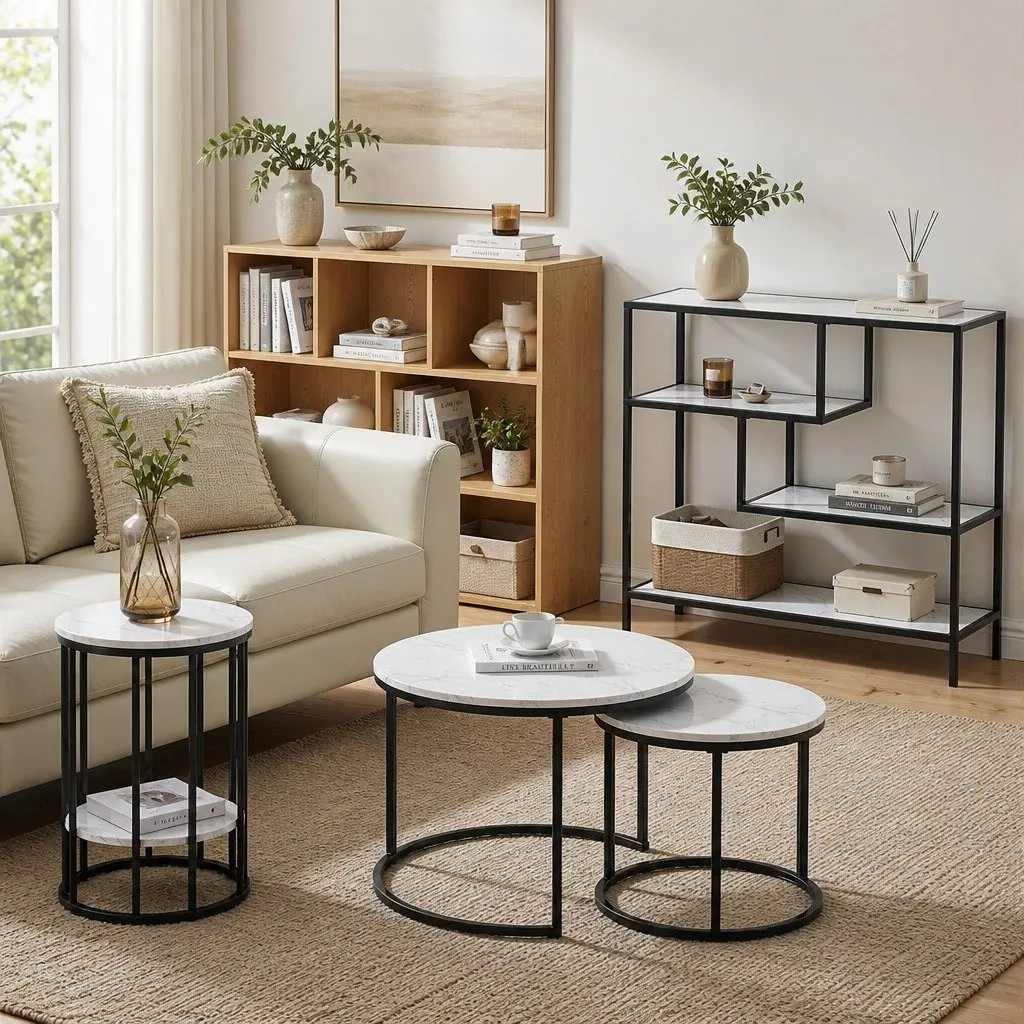 4-Tier Console Table for Entryways