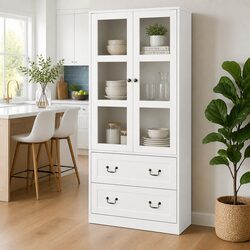 Elegant Buffet Sideboard 180cm Kitchen Storage Cabinet