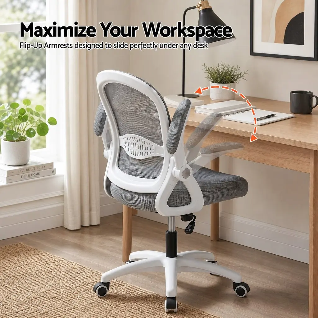 Computer Desk and Office Chair Set 120cm Home Office Study Workstation with