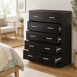 Stylish 6 Drawer Chest for Elegant Bedroom Storage