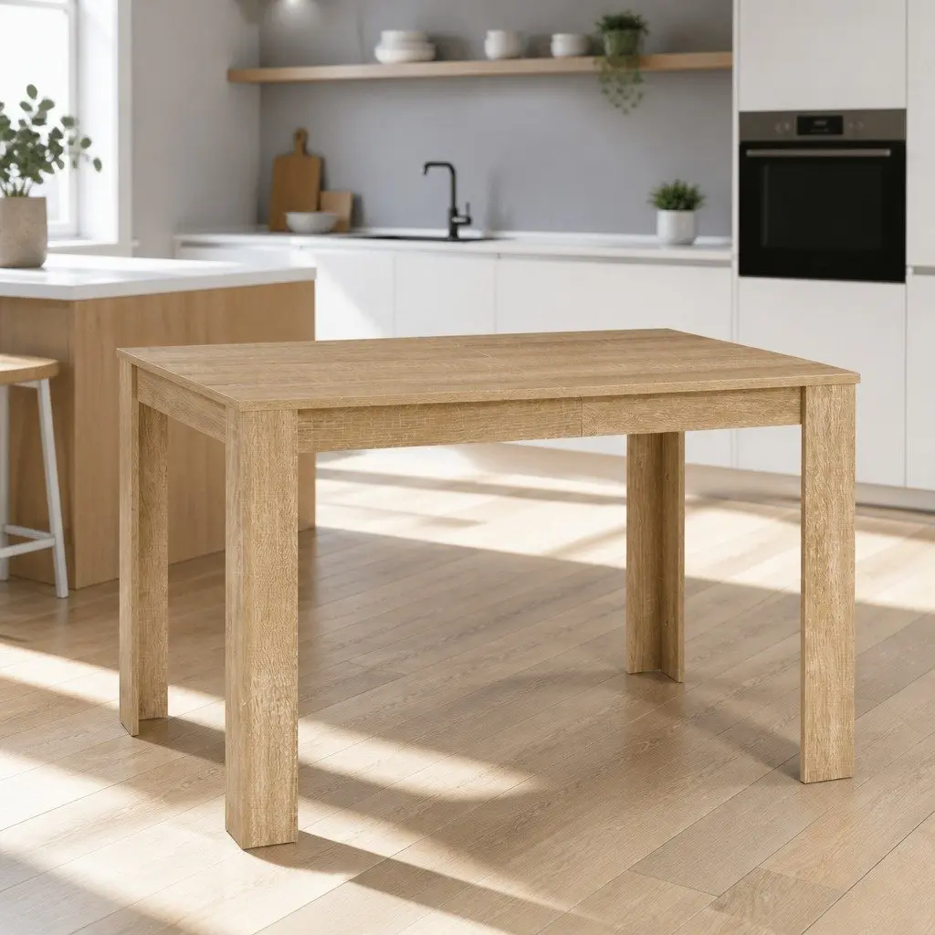 Rectangular Dining Table for 4-6 in Natural Oak