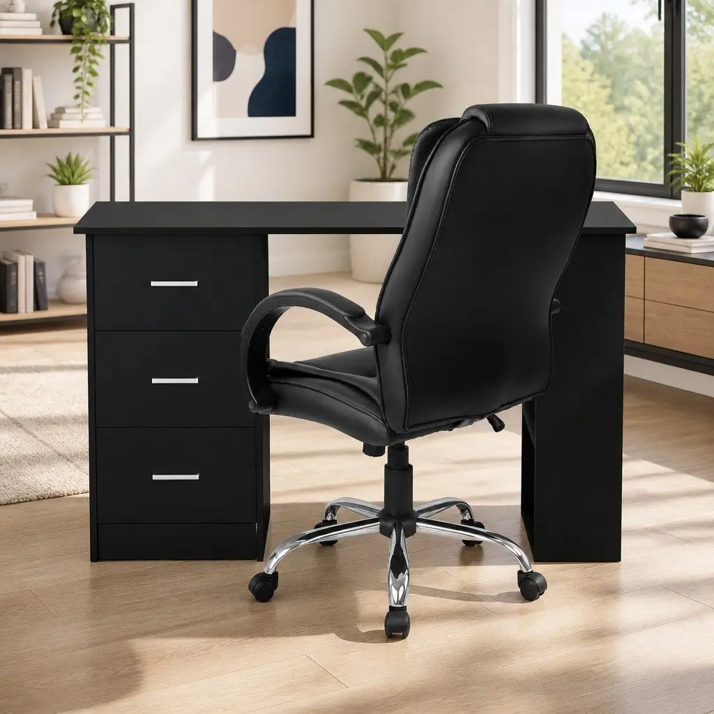 Computer Desk and Chair Set for Home Office