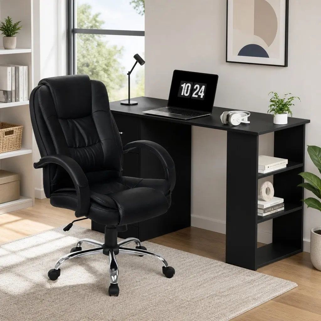 Computer Desk and Chair Set for Home Office