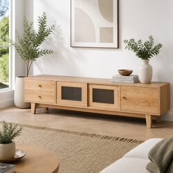 180CM TV Cabinet with Storage Drawers for Living Room