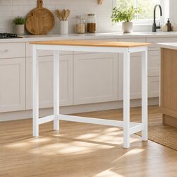 108cm Rectangular Pinewood Bar Table for Dining