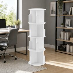 Elegant 4 Tier Rotating Display Shelf for Home