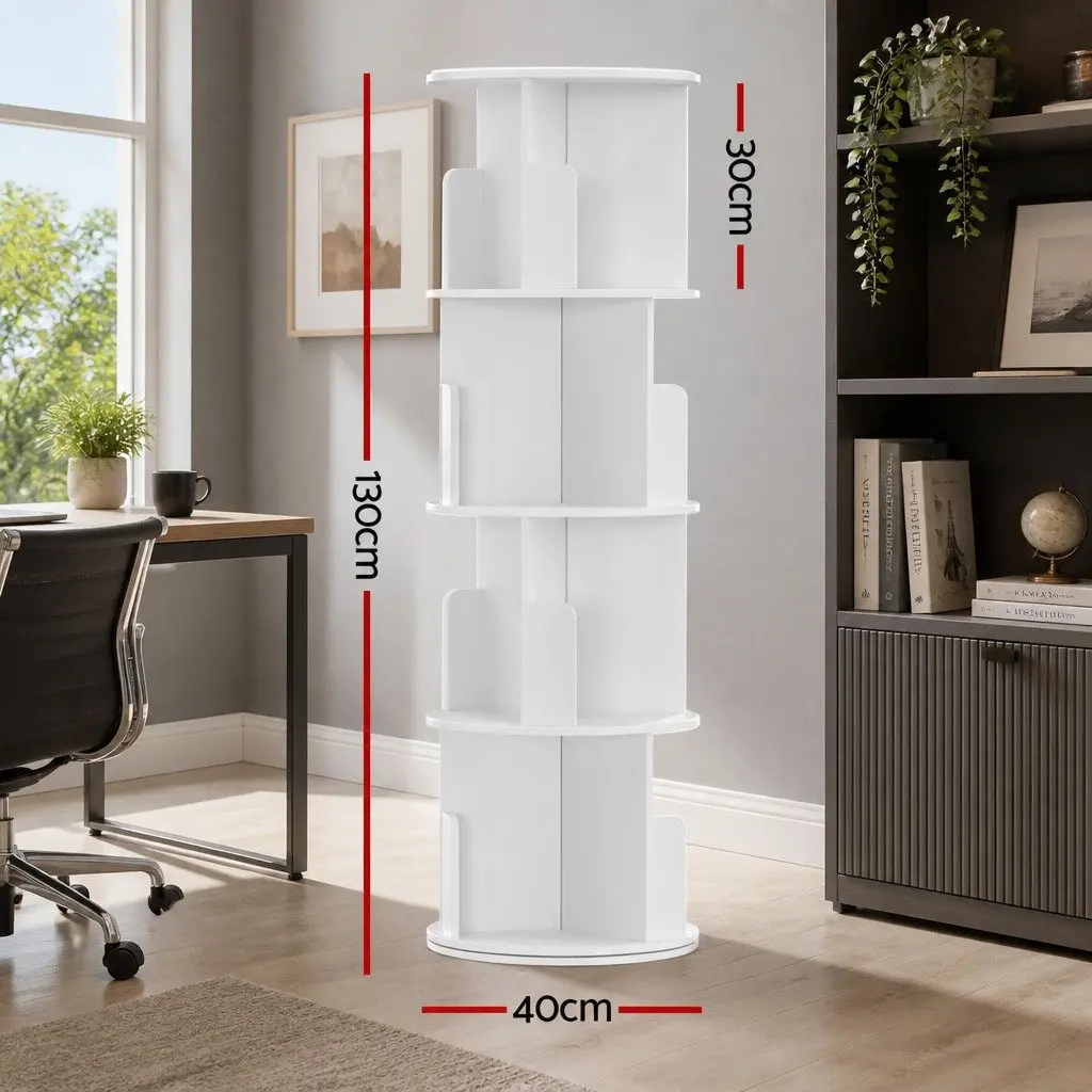 4 Tier Rotating Display Shelf for Home