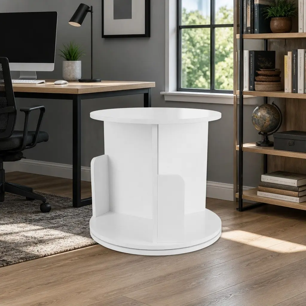 4 Tier Rotating Display Shelf for Home