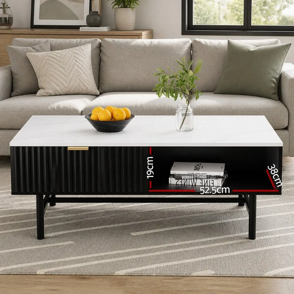 Living Room Furniture Set with TV Unit and Coffee Table