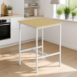Modern Square Bar Table for Dining and Workspace