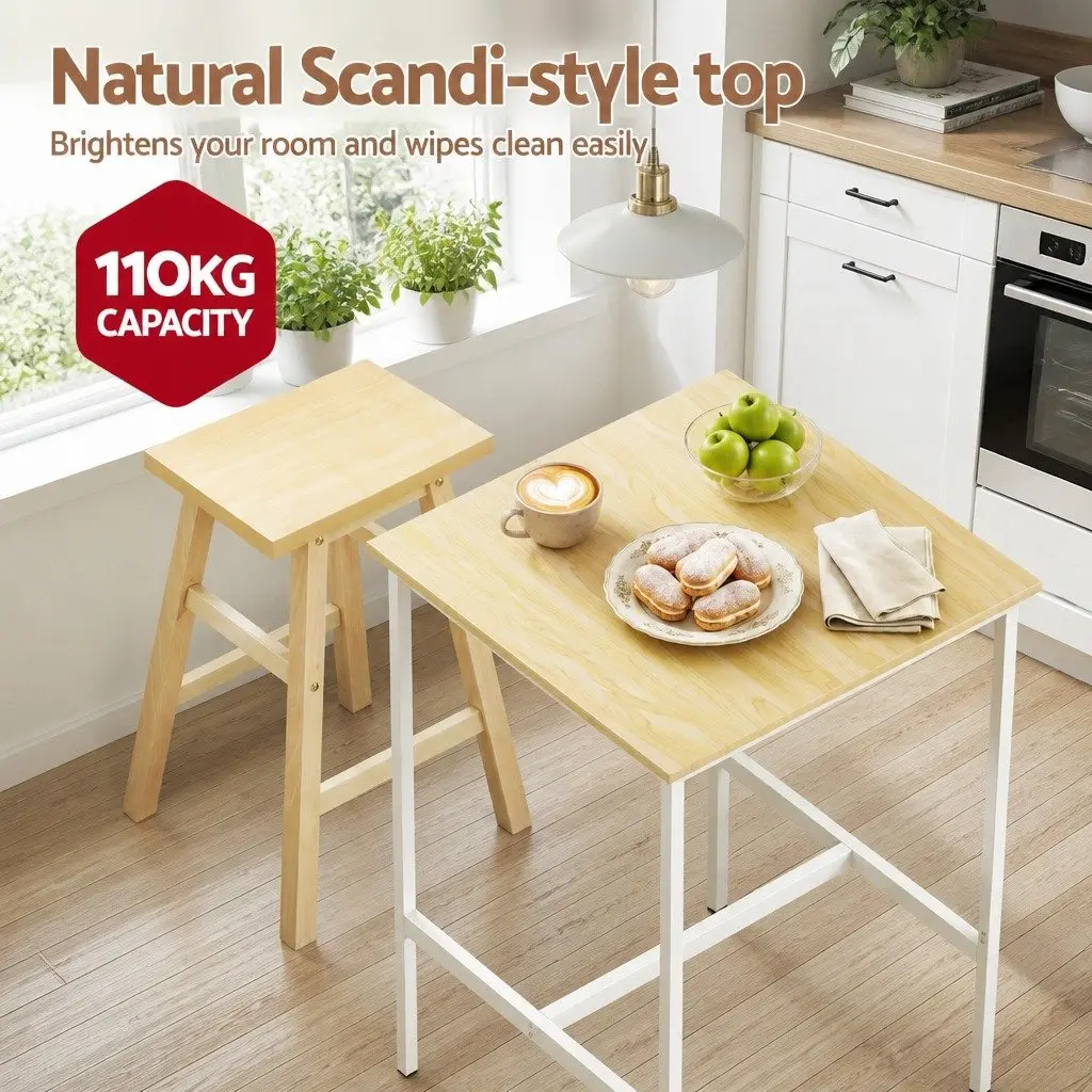 Square Bar Table for Dining and Workspace