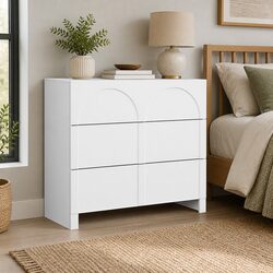 Reliable 3 Drawer Dresser with Easy-Care Features