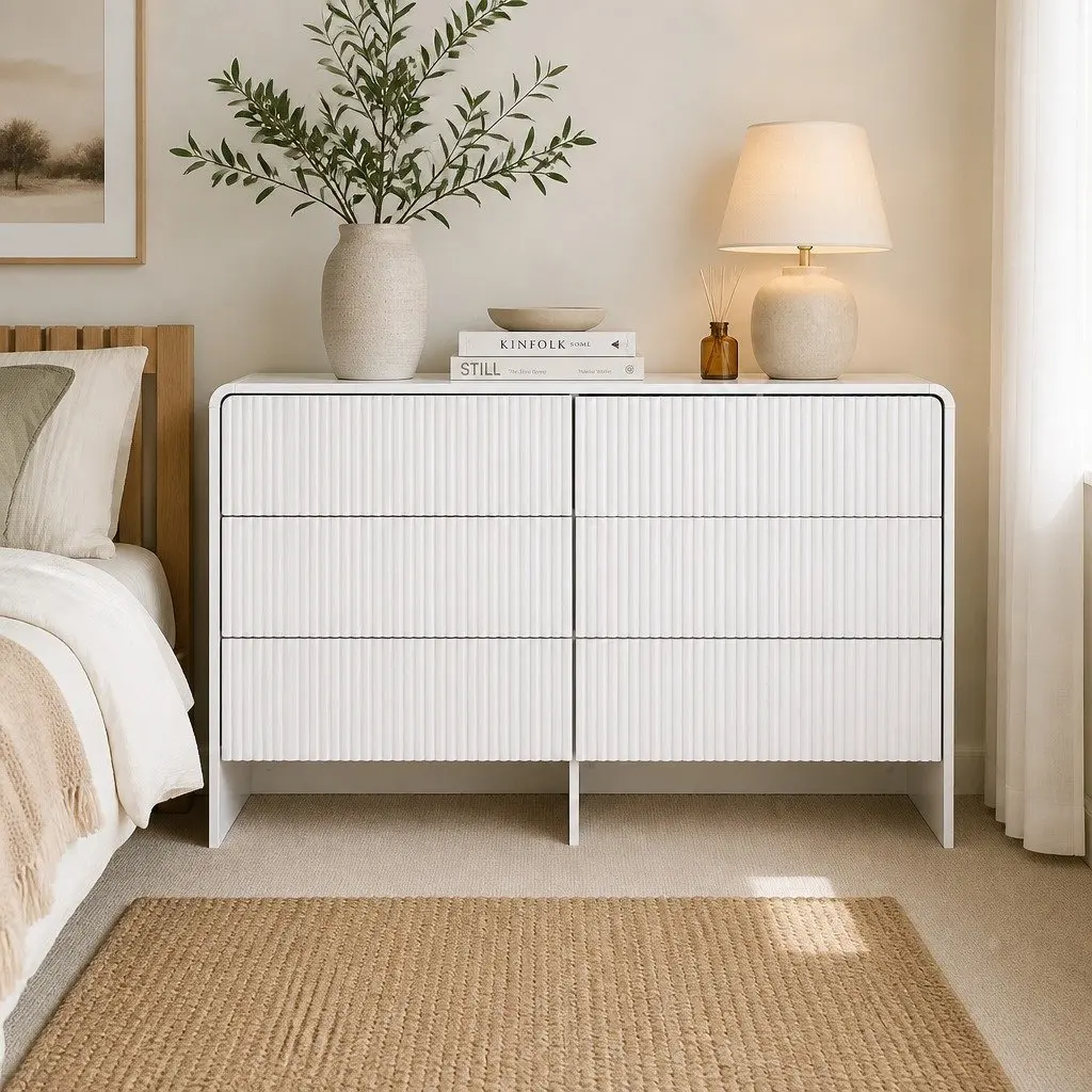 6 Drawer Chest Dresser with Easy Maintenance