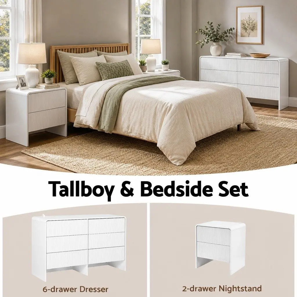 6 Drawer Chest Dresser with Easy Maintenance