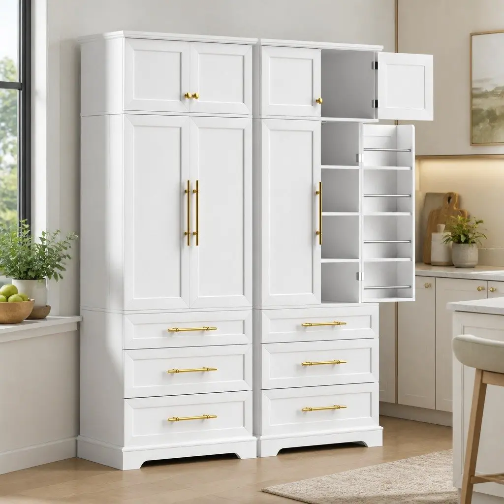 Buffet Sideboard Kitchen Pantry with Storage