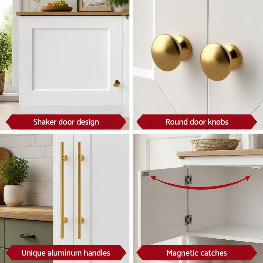 Buffet Sideboard Cabinet Kitchen Pantry Storage Cupboard with Drawers Doors
