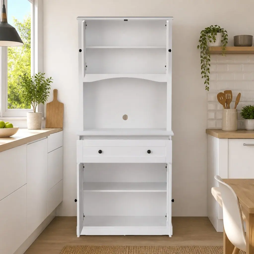 White Buffet Sideboard Cabinet for Dining