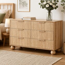 6 Drawer Chest of Drawers for Cozy Spaces