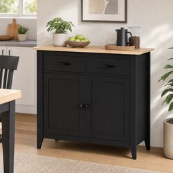 Reliable 90cm Buffet Cabinet with 2 Durable Drawers