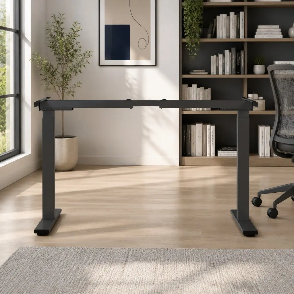 Dual Motor Height Adjustable Desk Frame for Comfort