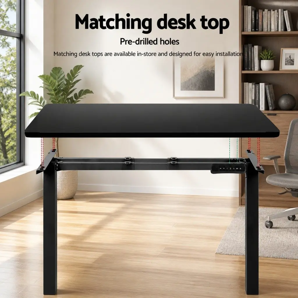 Dual Motor Height Adjustable Desk Frame for Comfort