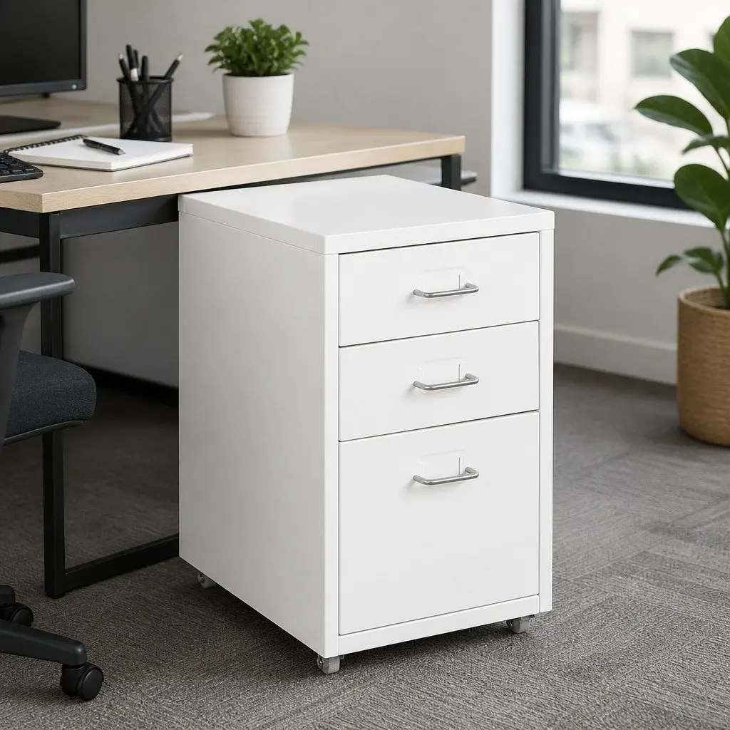 3 Drawer Filing Cabinet for Organized Home Office