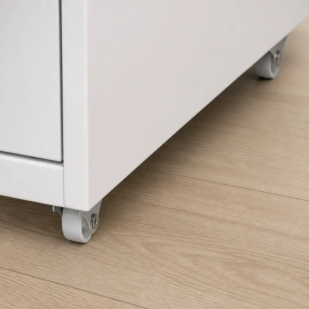 Filing Cabinet 8 Drawer White Steel Storage Organizer