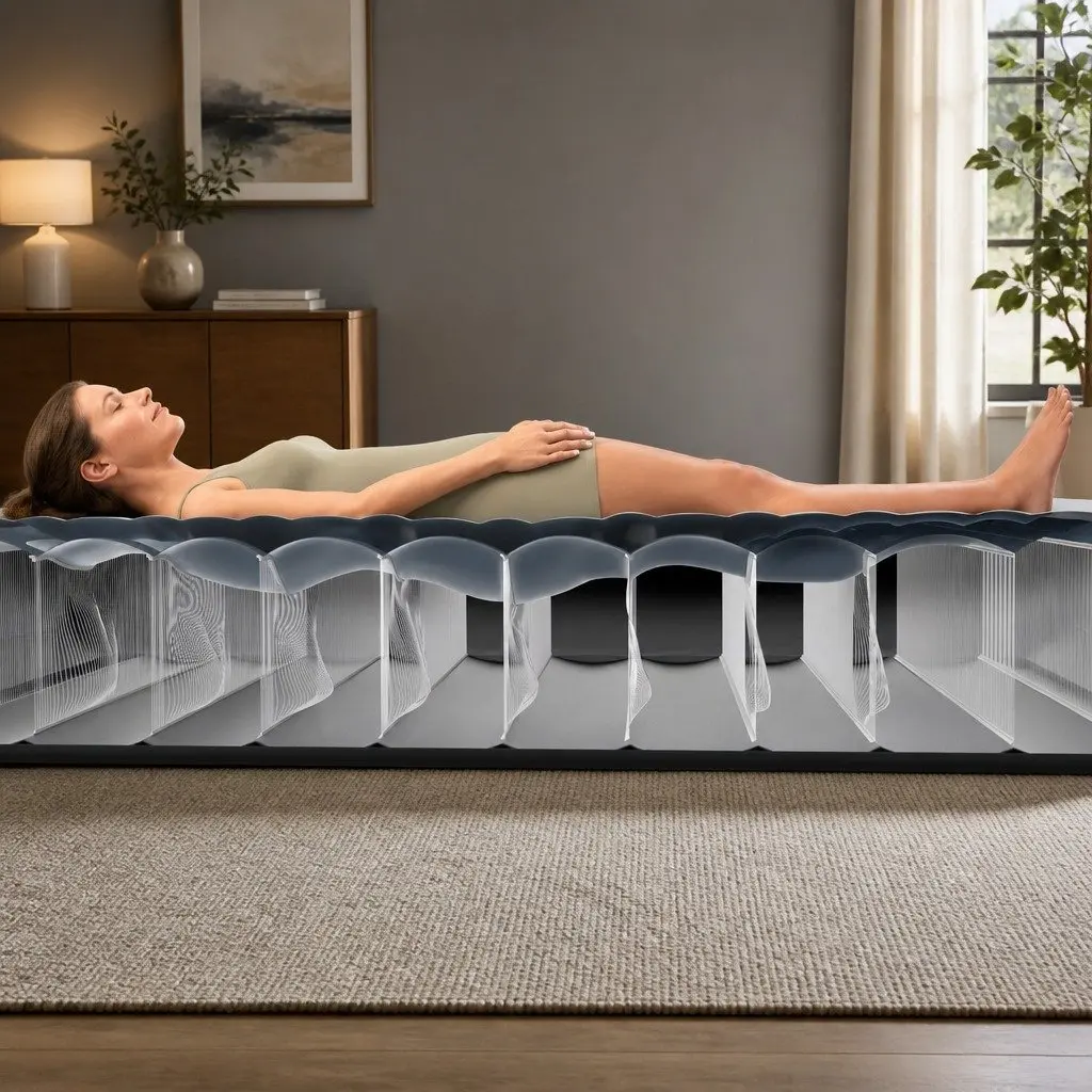 Queen Elevated Airbed with Fiber-Tech for Guests