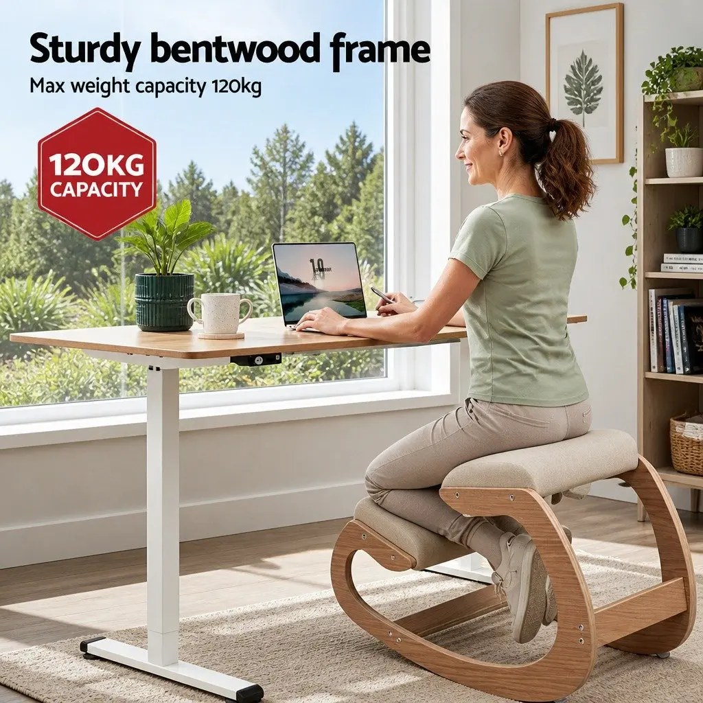 Kneeling Chair Ergonomic Posture Balance Stool Home Office Gaming Memory Foam