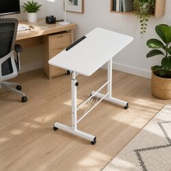 Portable Adjustable Height Laptop Desk 80CM White