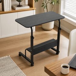 Height Adjustable Mobile Laptop Desk for Comfort