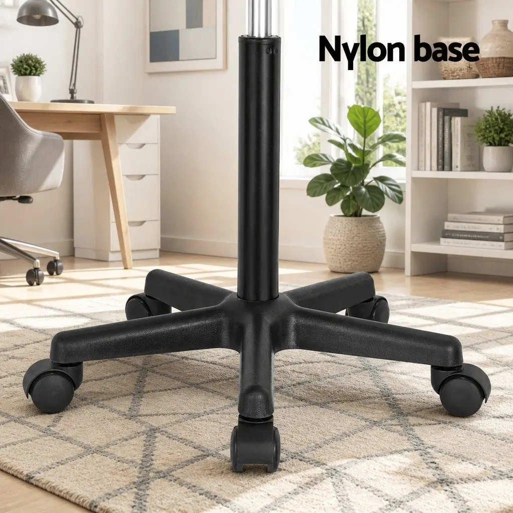 Laptop Desk Portable Height Adjustable 60cm Black MDF Steel