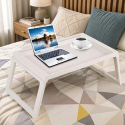 Foldable Portable Laptop Bed Desk with Storage Drawer