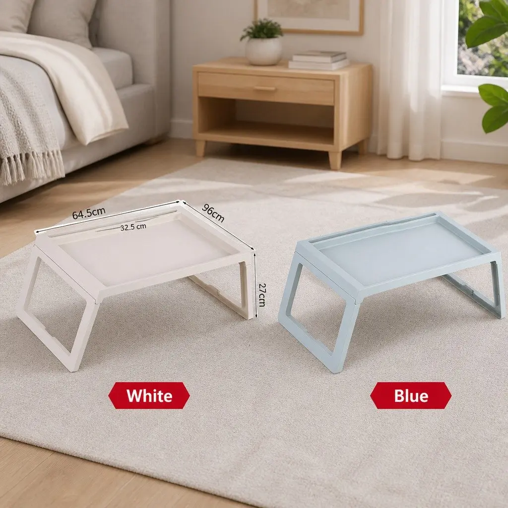 Foldable Portable Laptop Bed Desk with Storage Drawer