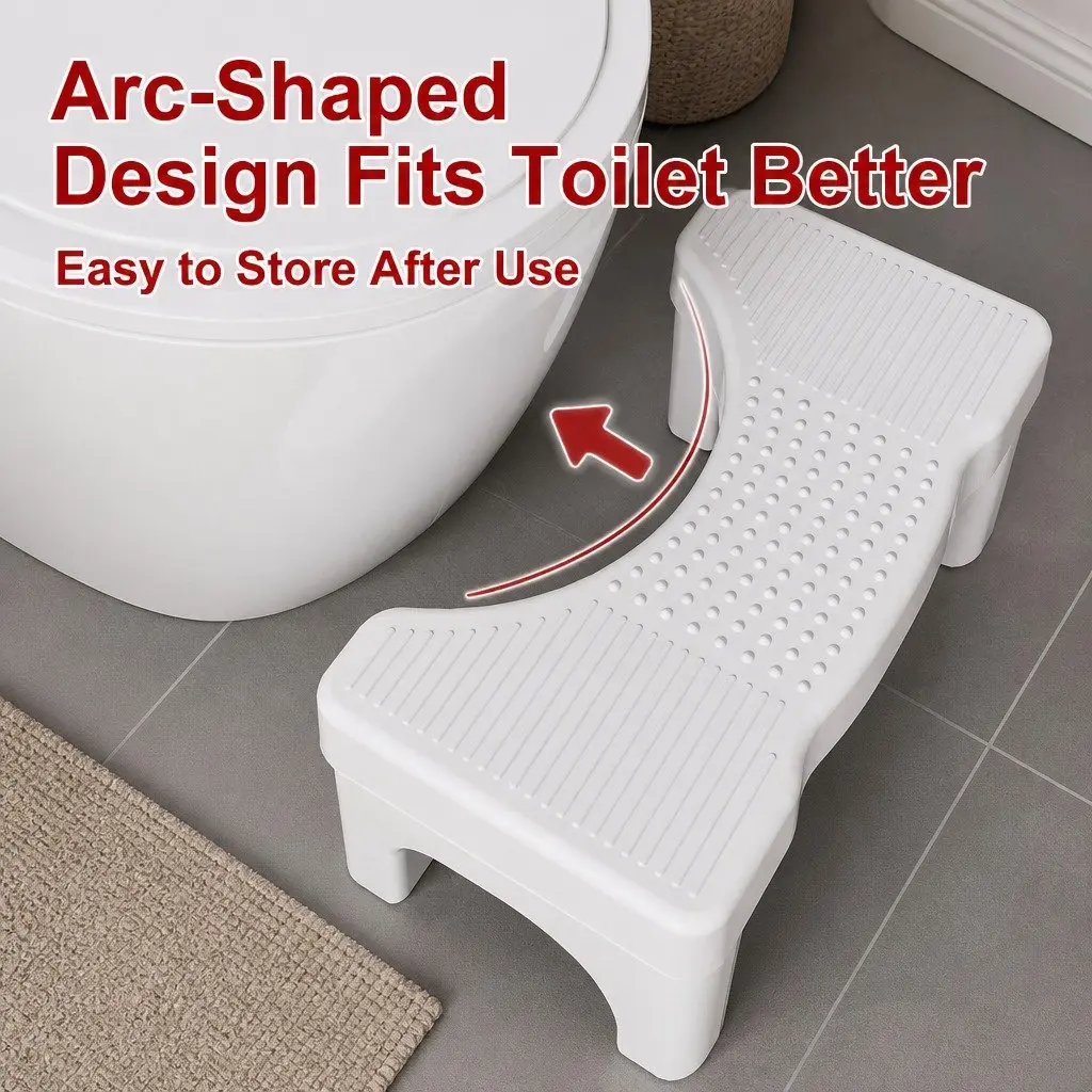 Squat Toilet Stool for Bathroom Use