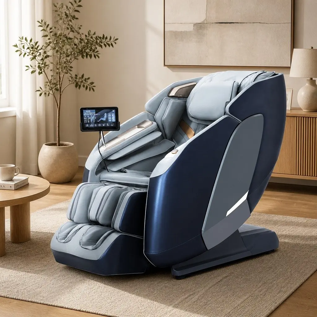 4D Massage Chair Recliner with Zero Gravity and Heated Airbag