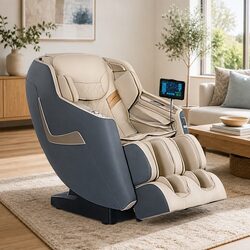 Electric Recliner Massage Chair 3D Grey Home Comfort