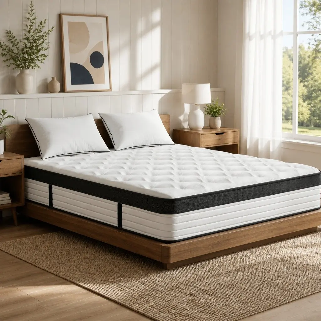 Plush King Size Mattress 31cm with Euro Top