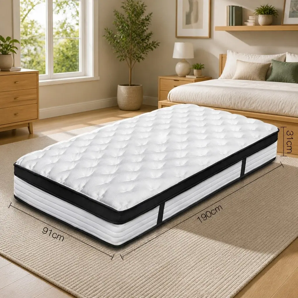 Plush Euro Top Pocket Spring Single Mattress