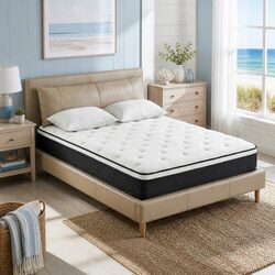 Euro Top Double Mattress 21cm Medium Firm Comfort