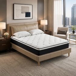 King Size Hypoallergenic Euro Top Mattress 21cm