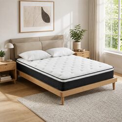 Euro Top Queen Mattress with Bonnell Spring System