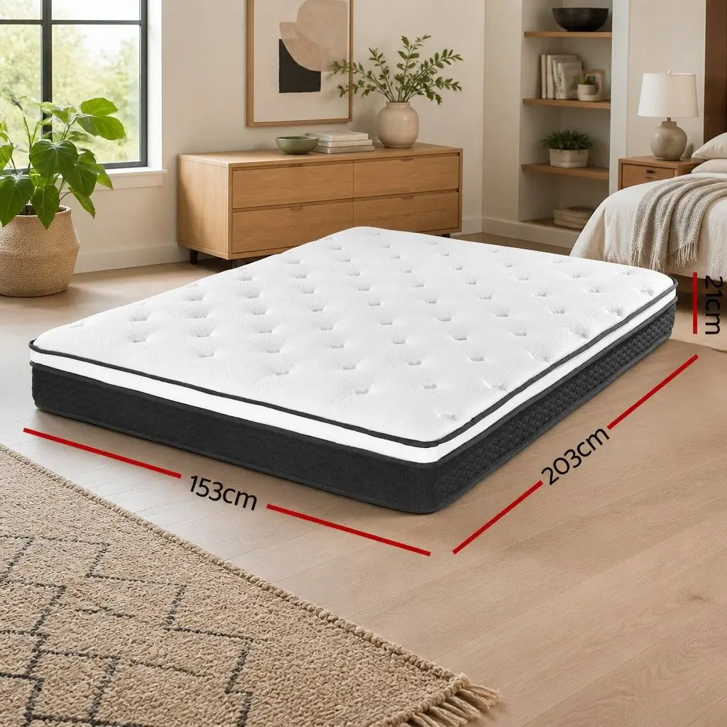 Euro Top Queen Mattress with Bonnell Spring System