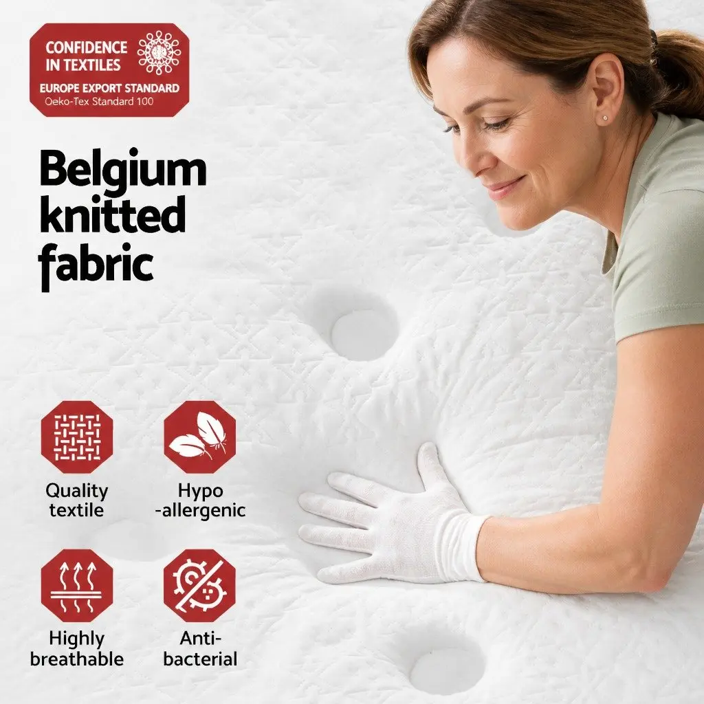 Euro Top Queen Mattress with Bonnell Spring System