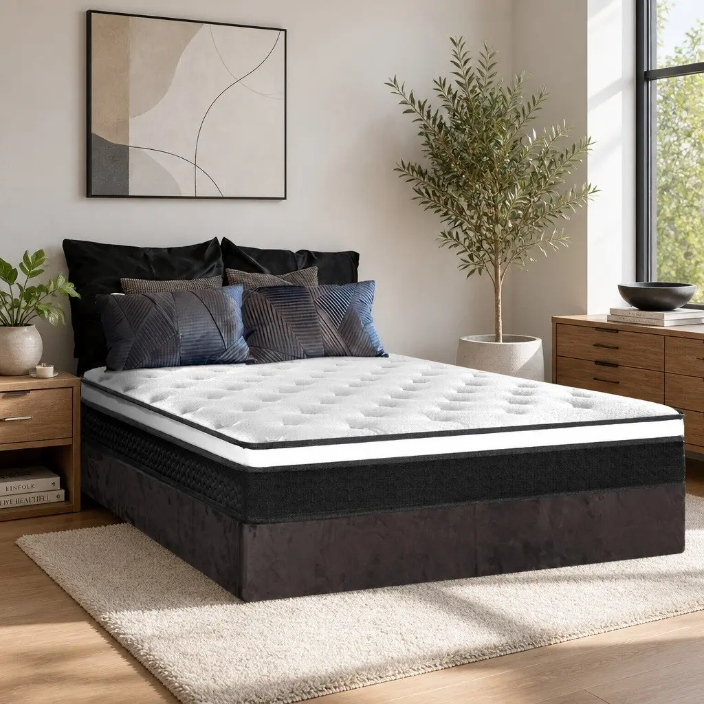 Euro Top Queen Mattress with Bonnell Spring System
