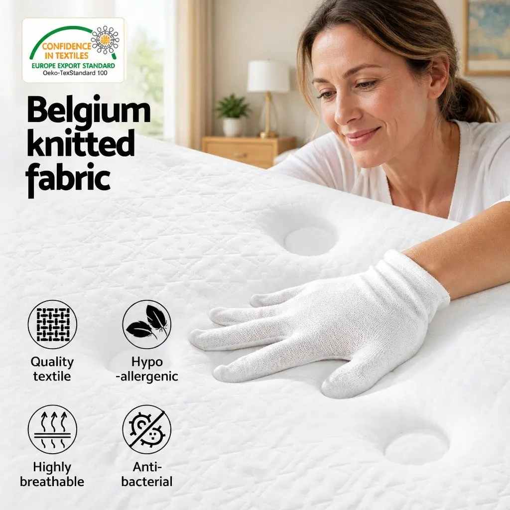 Single Mattress with Euro Top Bonnell Spring Support