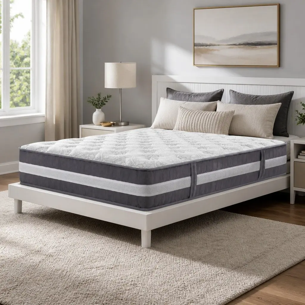 Double Mattress Tight Top 30cm Pocket Spring Medium Firmness High-Density Foam