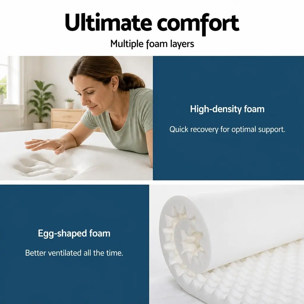 King Size Mattress 30cm Pocket Spring Medium Firm Comfort